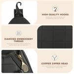 Ohlukies Tennis Bags for Women, Waterproof Crossbody Sling Pickleball backpack,Tennis Racket Bag,Ideal Gift for Girls Sports Lovers (Black)