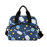 SUABO Insulated Lunch Bag for Women Men Pickleball Large Reusable Lunch Box Portable Cooler Tote Bags for School Work Picnic