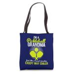 Pickleball Grandma Cooler Cute Women's Gift Tote Bag
