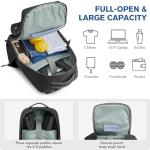 G4Free Pickleball Backpack Fits 2 to 6 Paddles, Large Pickleball Bag with Fence Hook for Men and Women (Dark Grey)