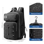 G4Free Pickleball Backpack Fits 2 to 6 Paddles, Large Pickleball Bag with Fence Hook for Men and Women (Dark Grey)