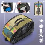 Smasrob Pickleball Bag Fits 2-4 Paddles, Pickleball Backpack with Laptop Pocket, Shoe Compartment and Fence Hook, Black