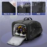 Smasrob Pickleball Bag Fits 2-4 Paddles, Pickleball Backpack with Laptop Pocket, Shoe Compartment and Fence Hook, Black