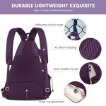 Sucipi Pickleball Bag for Women Pickleball Backpack Quilted Crossbody Sling Bags Tennis Bags Backpack Pickle Ball Paddle Bag