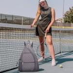 Sucipi Women's Reversible Quilted Crossbody Sling Pickleball Backpack - Fence Hook, Holds Paddles, Pickleballs & Accessories