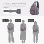 Sucipi Women's Reversible Quilted Crossbody Sling Pickleball Backpack - Fence Hook, Holds Paddles, Pickleballs & Accessories