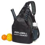 SUKRY Pickleball Bag Lightweight Sling Backpack for Men and Women with Multi-Pocket Crossbody Gym & Travel Backpack Pickle Ball Accessories