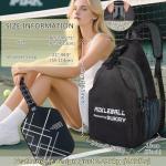 SUKRY Pickleball Bag Lightweight Sling Backpack for Men and Women with Multi-Pocket Crossbody Gym & Travel Backpack Pickle Ball Accessories