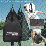 SUKRY Pickleball Bag Lightweight Sling Backpack for Men and Women with Multi-Pocket Crossbody Gym & Travel Backpack Pickle Ball Accessories