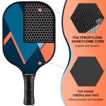 BEIVES Pickleball Paddles, USAPA Fiberglass Pickleball Paddles Set of 4, Pickleball Set with 4 Pickleball Rackets, Including 4 Pickleballs & 1 Carry Bag, Pickle Ball Paddles Set for Men, Women