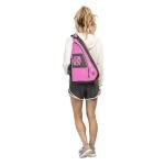 ONIX Pickleball Pro Team Sling Bag — Pink/Black with Adjustable Strap, Durable Construction, and Spacious Storage for Pickleball Gear