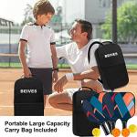 BEIVES Pickleball Paddles, USAPA Fiberglass Pickleball Paddles Set of 4, Pickleball Set with 4 Pickleball Rackets, Including 4 Pickleballs & 1 Carry Bag, Pickle Ball Paddles Set for Men, Women