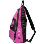 ONIX Pickleball Pro Team Sling Bag — Pink/Black with Adjustable Strap, Durable Construction, and Spacious Storage for Pickleball Gear