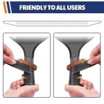 JAYA Pickleball Paddle Grip Tape, Pack of 2 Pickleball Overgrip Wrap, Black