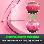 KOEYUELEN™ Ribbed Pickleball Overgrip, 3-Pack Basic Colors Non-Slip Tennis Racket Grip Tape, Pickleball Grip Tape, Sweat-Wicking Shock-Absorbent Racquet Grip for Pickleball, Tennis, Badminton