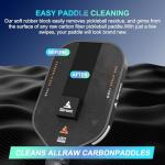 Sioncot Thermoformed Carbon Fiber Pickleball Paddle - Textured Grip, Larger Sweet Spots for Max Spin, Control & Power - 16mm Polypropylene Honeycomb Core for All Skill Levels, 8.0 oz