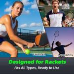 KOEYUELEN™ Ribbed Pickleball Overgrip, 3-Pack Basic Colors Non-Slip Tennis Racket Grip Tape, Pickleball Grip Tape, Sweat-Wicking Shock-Absorbent Racquet Grip for Pickleball, Tennis, Badminton