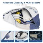 KAVIGOR 2025 Pickleball Sling Bag, Convertible Ultra-Light Backpack with Skin-Soft Fabric & Wet/Dry Pocket, Fits 4 Paddles + Gear