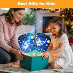 Outdoor Toys for Kids Galaxy Pickleball Paddles for Toddlers, Outside Beach Yard Games Boys Toys for Kid Ages 4 5 6 7 8-12 Year Old Gifts, Durable Lightweight with Easy Grip for Small Hands, Beginner