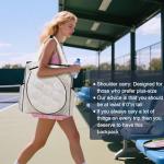 CCGTIOR Tennis Racket Tote Bags for Women，Pickleball Backpack, Padel Duffle Bag,Lightweight & Quilted Gym Bag