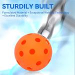 AOBORTY Pickleball Paddles 4 Pack - USAPA Light Graphite Premium Rackets Fiber Face & Polymer Honeycomb Core Pickleball Set with 6 Outdoor Indoor Balls Including Portable Carry Bag