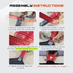 FULL CHOICE 2 Pack Pickleball Paddle Grip Tape, Pickleball Overgrip, Anti-Slip Grip-Easy Installation and Long-Lasting Performance, Black