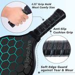 JoncAye USAPA Approved Pickleball Paddles Set of 2 or 4 - Fiberglass Graphite Rackets, 4 Outdoor Indoor Balls, Racquet Bag, Grip Tape - Lightweight Pickle-Ball Equipment for Men Women Adults Kids