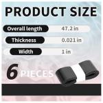 L LK SPORTS Tennis Racket Grip Tape, 6 Pack Precut Anti Slip Tennis Grip Tape, Absorbent Dry Feel Tennis Grips Overgrip for Tennis, Pickleball Light Blue