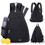 Sucipi Pickleball Bag for Women Pickleball Backpack Quilted Crossbody Sling Bags Tennis Bag Backpack Pickle Ball Paddle Bag