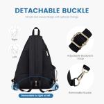 Sucipi Pickleball Bag for Women Pickleball Backpack Quilted Crossbody Sling Bags Tennis Bag Backpack Pickle Ball Paddle Bag