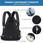 Sucipi Pickleball Bag for Women Pickleball Backpack Quilted Crossbody Sling Bags Tennis Bag Backpack Pickle Ball Paddle Bag