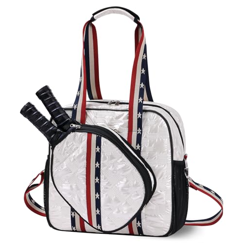 SPOENGRU Pickleball Tote Bag with Adjustable Shoulder Strap