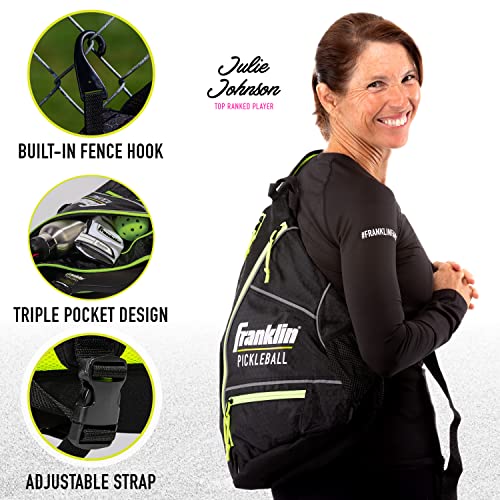 Franklin Sports Sling Bag Backpack for Pickleball Gear
