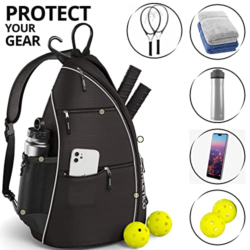 Athletico Crossbody Backpack for Pickleball and Tennis Players