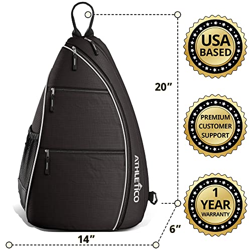 Athletico Crossbody Backpack for Pickleball and Tennis Players