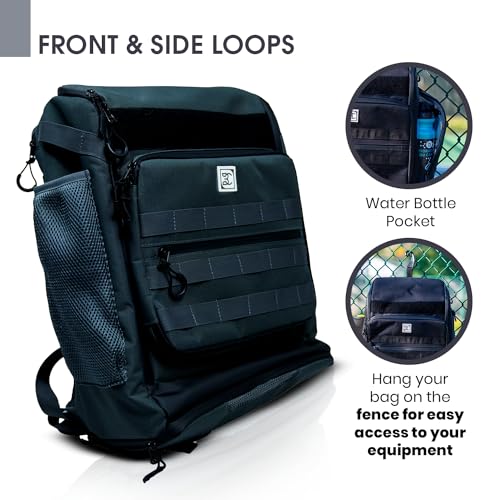 Pickleball Backpack with Shoe and Paddle Storage, Unisex Colors