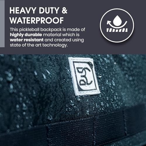 Pickleball Backpack with Shoe and Paddle Storage, Unisex Colors