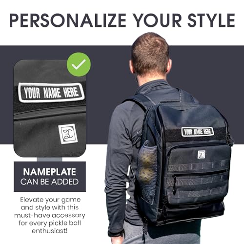 Pickleball Backpack with Shoe and Paddle Storage, Unisex Colors