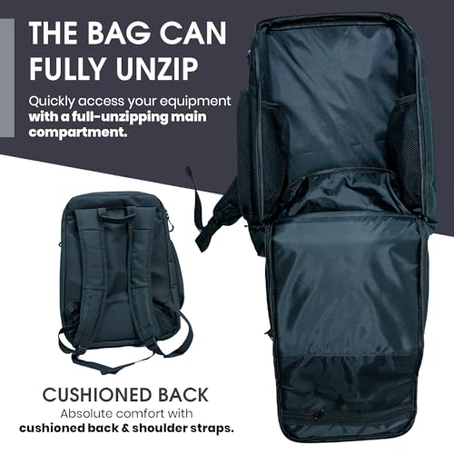 Pickleball Backpack with Shoe and Paddle Storage, Unisex Colors