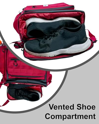 Pickleball Backpack with Shoe and Paddle Storage, Unisex Colors