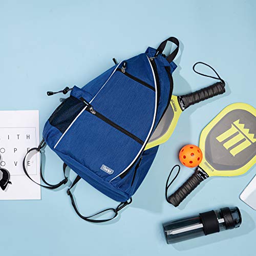 Sucipi Reversible Pickleball Bag Backpack for Women/Men Blue