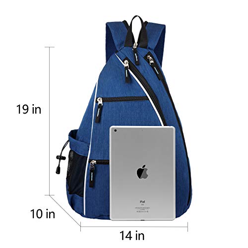 Sucipi Reversible Pickleball Bag Backpack for Women/Men Blue