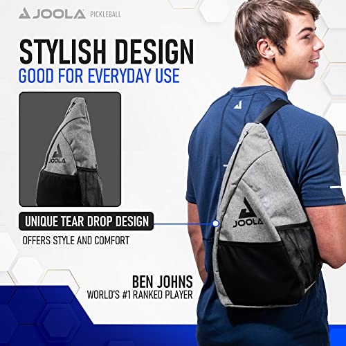JOOLA Essentials Sling Pickleball Bag for Players - Fits 2 Rackets and 2 Balls