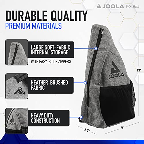JOOLA Essentials Sling Pickleball Bag for Players - Fits 2 Rackets and 2 Balls