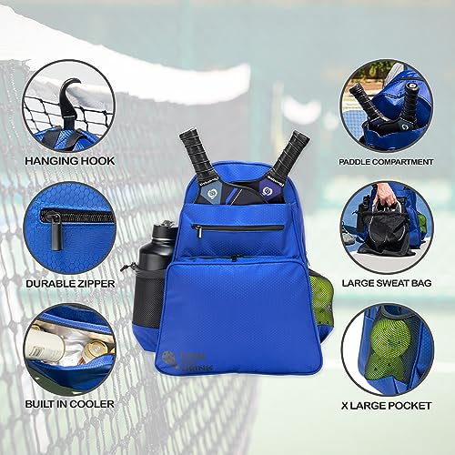 2-In-1 Pickleball Bag with Cooler, Paddle Compartment, & Pockets