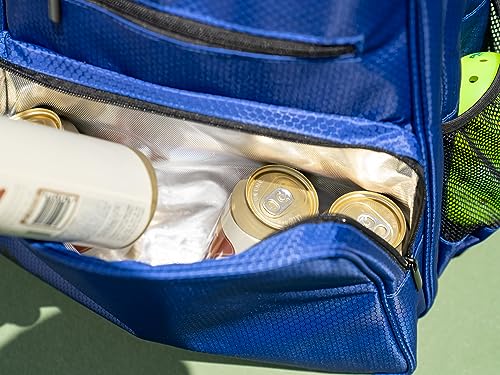 2-In-1 Pickleball Bag with Cooler, Paddle Compartment, & Pockets