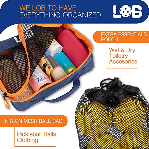 Blue Pickleball Bag Set for Men and Women