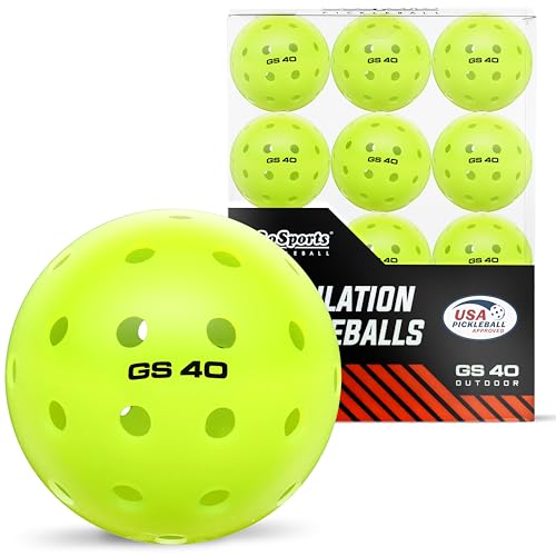 GoSports GS 40 Pickleball Balls - 12 or 36 Pack