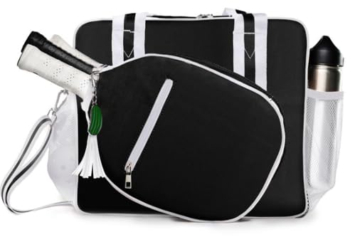 Black/White Pickleball Bag for Women and Men