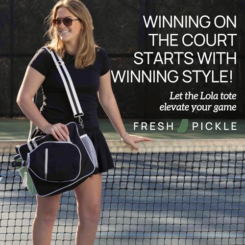 Black/White Pickleball Bag for Women and Men